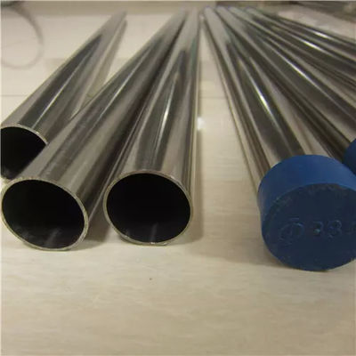 Mirror Hairline Polished Stainless Steel Round Pipe ASTM A213 ISO9001 Tube